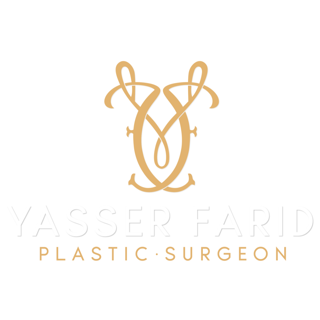 Dr. Yasser Farid - Logo, para azul 2